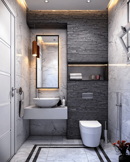 Stone Tile Bathroom
