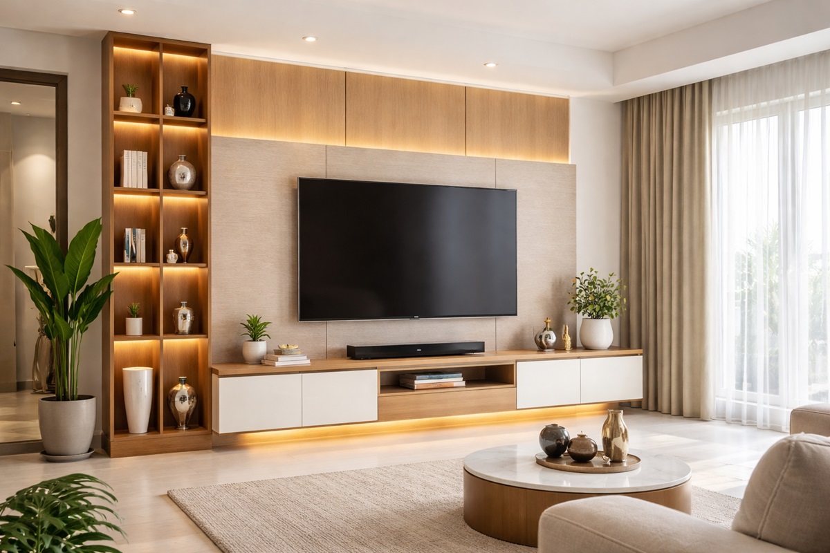 TV Unit Design 2026 Mumbai Trenderior