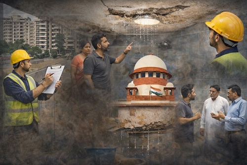 Water leakage disputes in housing societies India